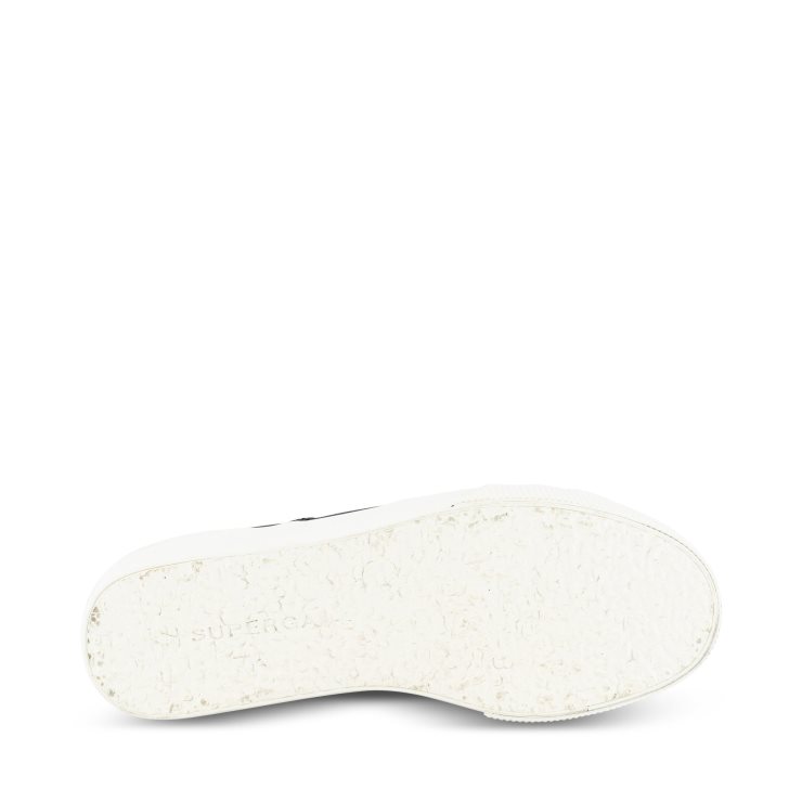 Superga 2790 Glitzerleinwand Schwarz