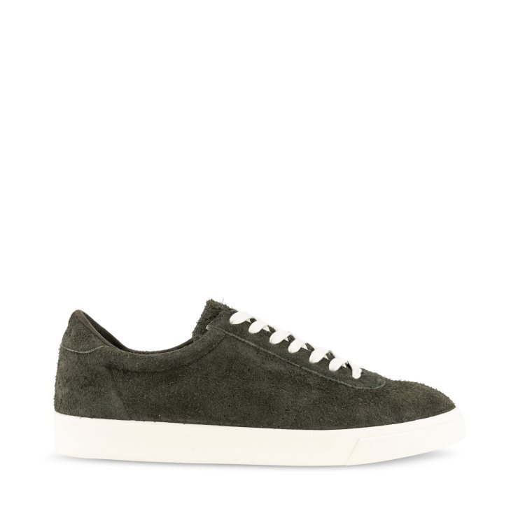 Superga 4834 Club S Up Haariges Wildleder Grün Sherwood