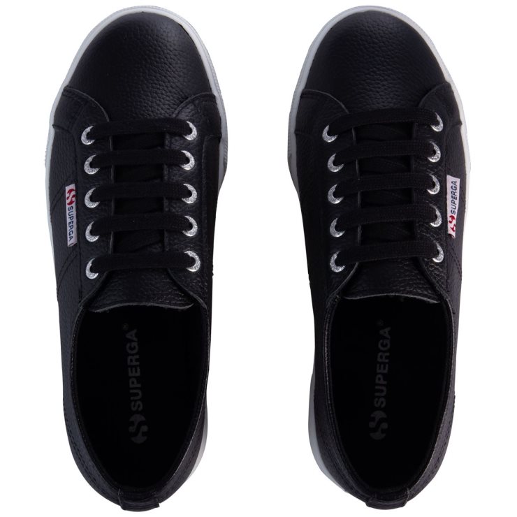 Superga 2790-fglw Schwarz/weiß
