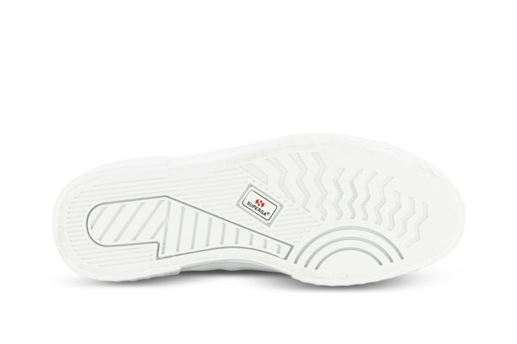 Superga 2631 Streifenplattform Lame Gelbgold