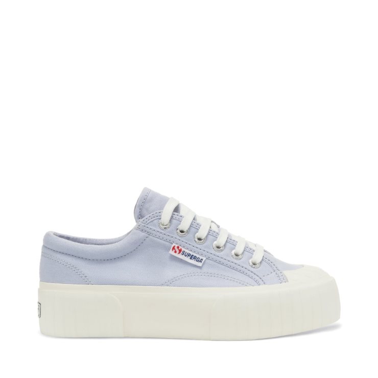 Superga 2631 Stripe Plateau Violett Hell Voll