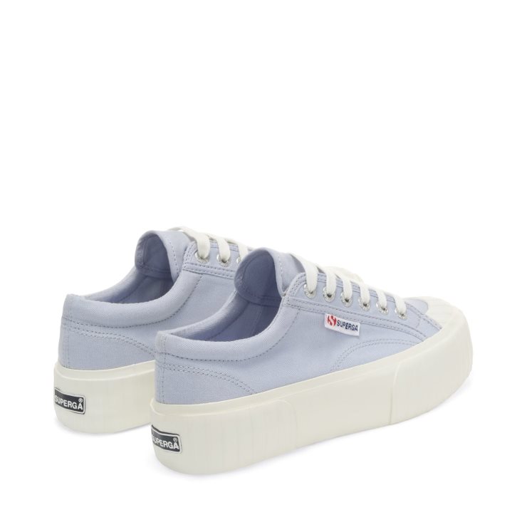 Superga 2631 Stripe Plateau Violett Hell Voll