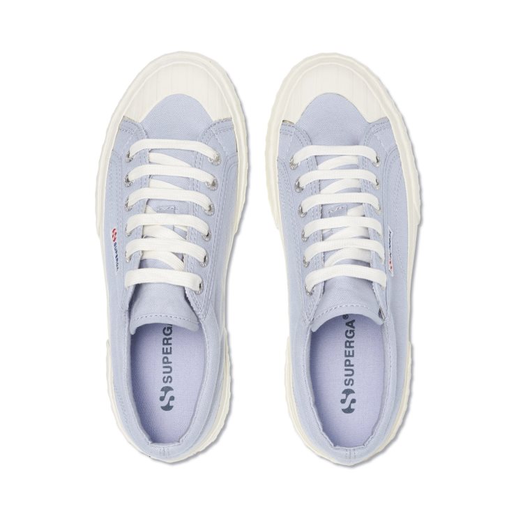 Superga 2631 Stripe Plateau Violett Hell Voll