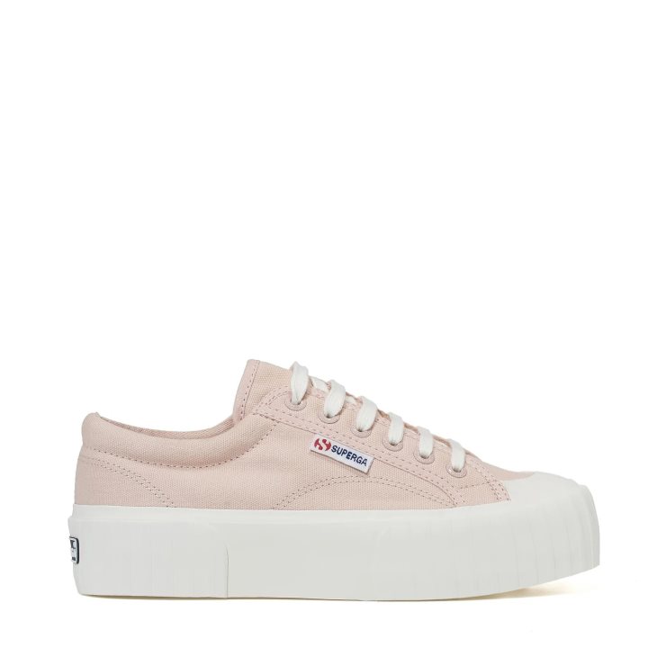 Superga 2631 Streifenplattform Pinkskin