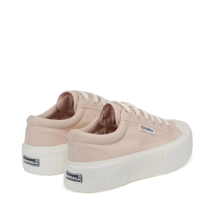 Superga 2631 Streifenplattform Pinkskin