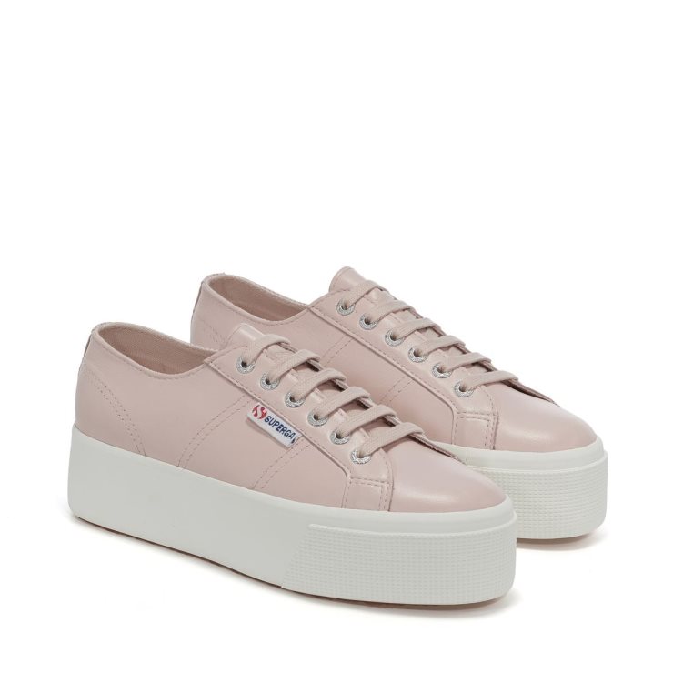 Superga 2790 Nappa Rosa Haut