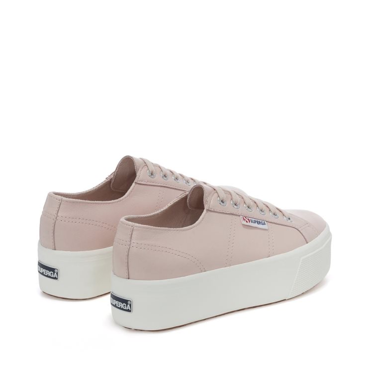 Superga 2790 Nappa Rosa Haut