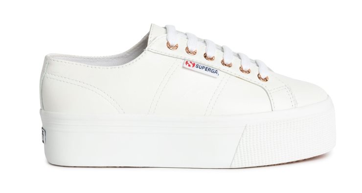 Superga 2790 Nappa Optisch Weiß-roségold