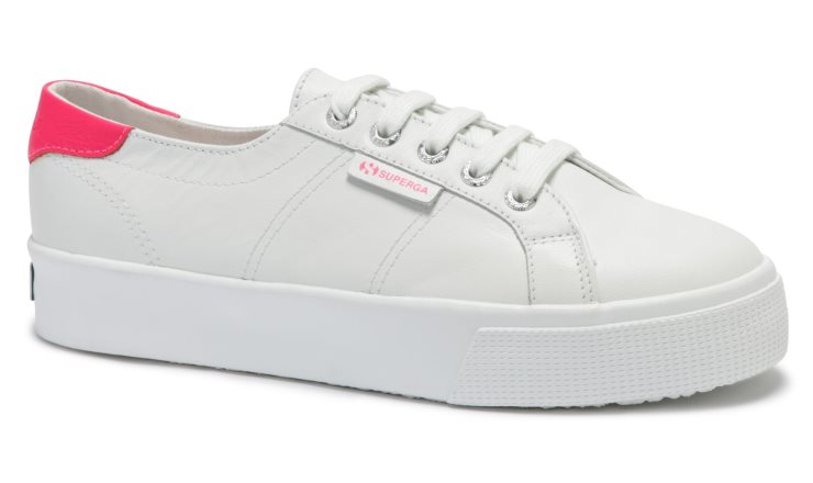 Superga 2730-nappacomfleau Weiß-koralle Fluo