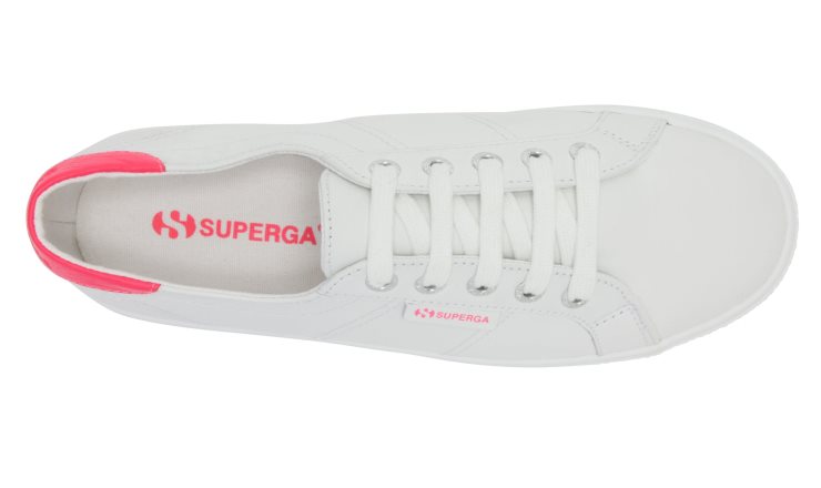 Superga 2730-nappacomfleau Weiß-koralle Fluo