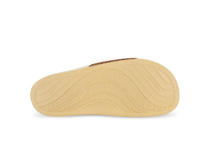 Superga 1908 Print Kalbshaar Beige Hell Dalmatiner