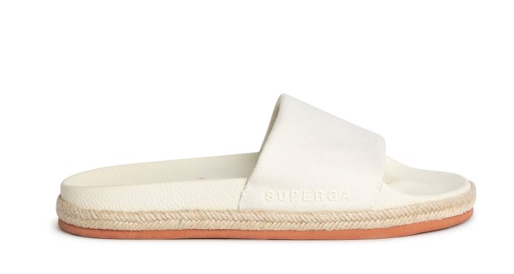 Superga 1908 Rutschen Bio-Segeltuch Rote Bete