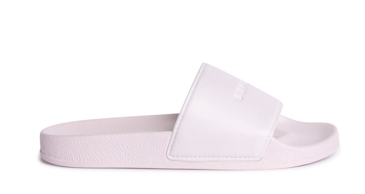 Superga 1908 Pantoffeln Polysoft Violett Lavendel Nebelweiß