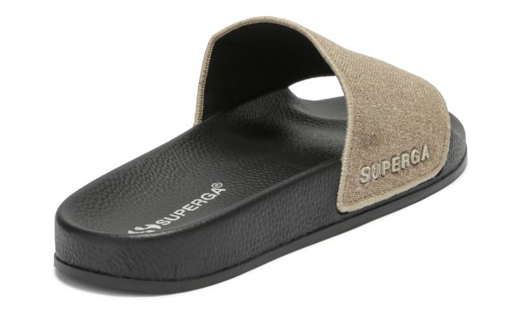 Superga 1908 Leinengrün Tortora Schwarz