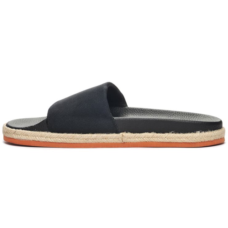 Superga 1908 Pantoletten Bio-Canvas-Rop Schwarz