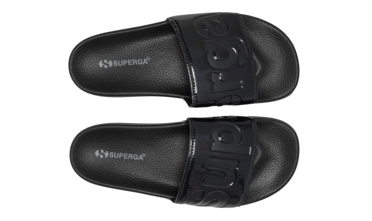 Superga 1908-puvarnish Schwarz