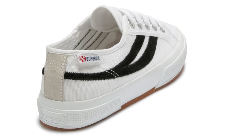 Superga 2953-cotusuede Weiß-schwarz