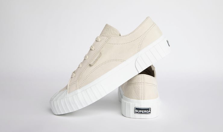 Superga 2630 Streifen Butterweich Beige