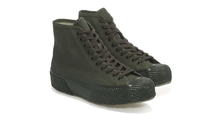 Superga 2435-deadstock Französische Baumwolle Grün-grün Dk