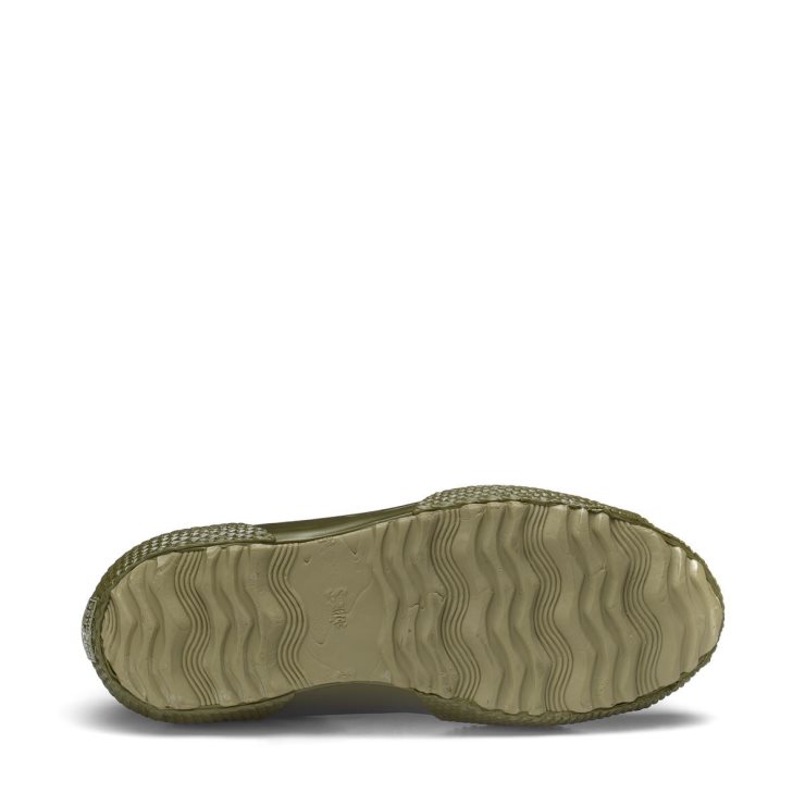 Superga 2434 Cd162 Militärisches Cordlane Grüner Salbei