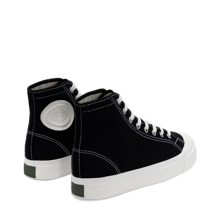 Superga 3192 Campionato Korb Schwarz-weiß