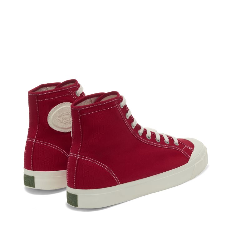 Superga 3192 Campionato Korb Rot Flammenweiß