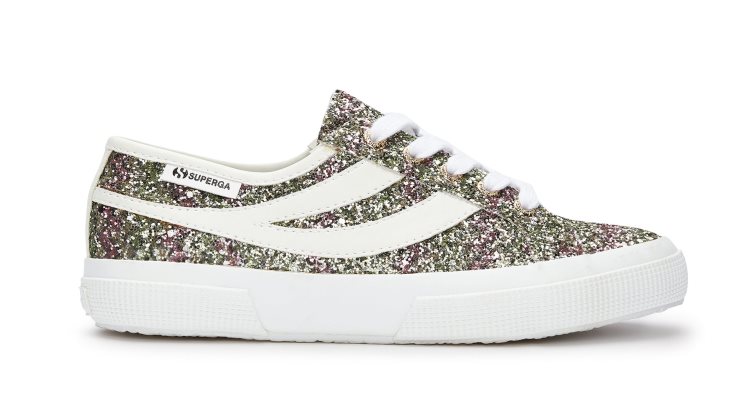 Superga 2953-glitterw Platinweiß