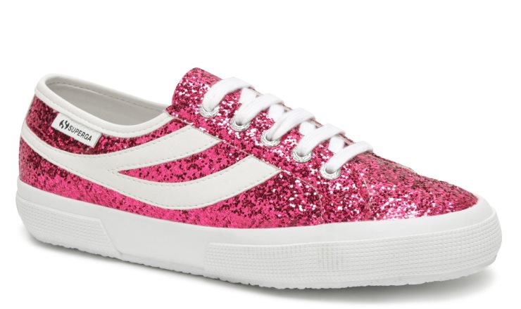 Superga 2953-glitterw Fuchsia
