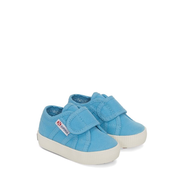 Superga 2750 Baby Easylite Straps Blau Lt Dusty F