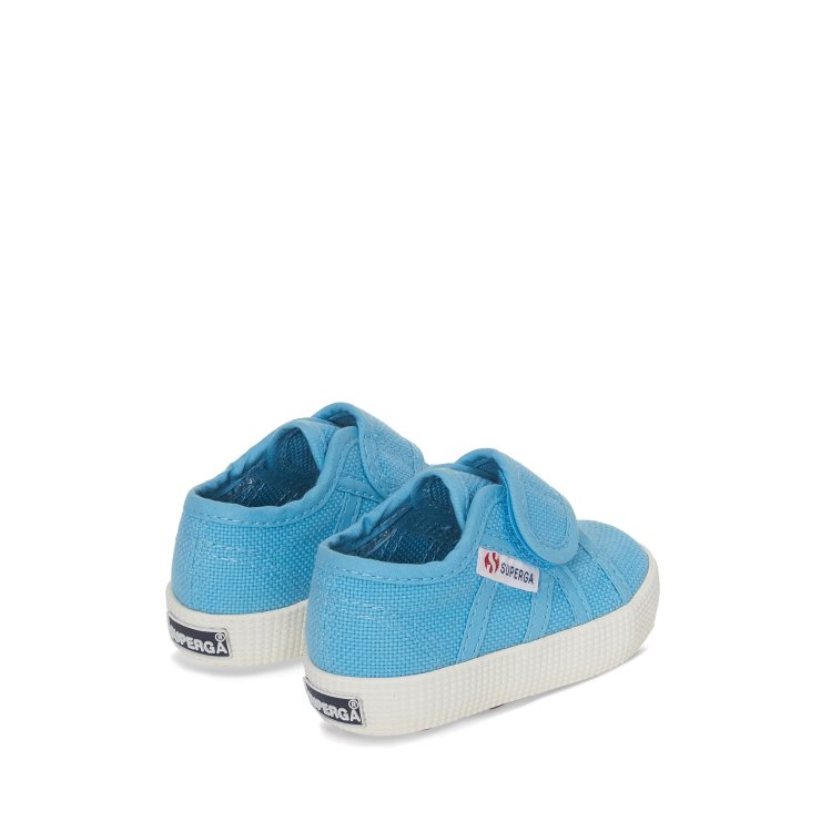 Superga 2750 Baby Easylite Straps Blau Lt Dusty F