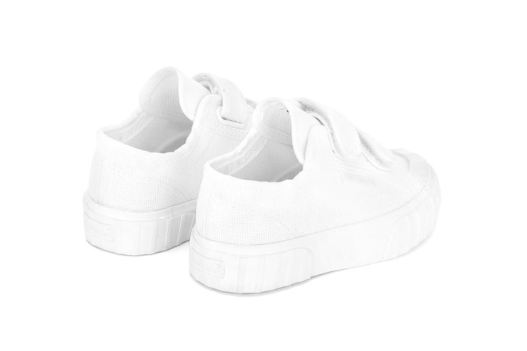 Superga 2630 Kids Stripe Straps Total Weiß-weiß