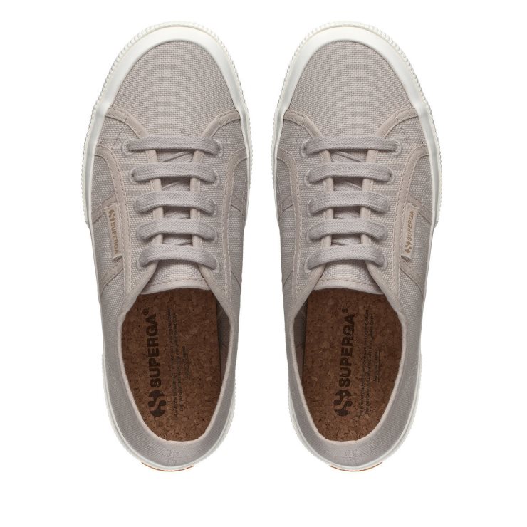 Superga 2750 Organic Canvas Naturfarbstoff Rosa Magentafarbene Blätter