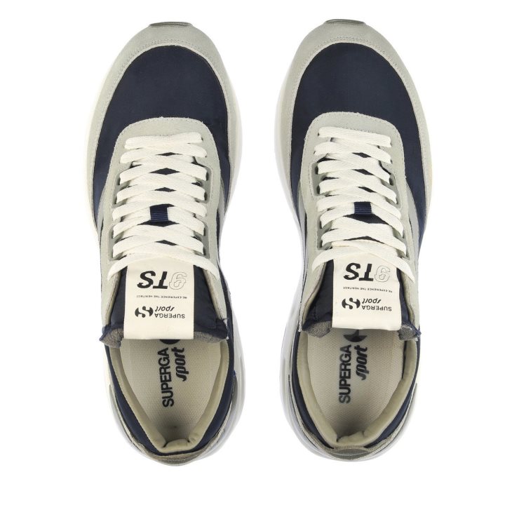 Superga 4089 Training 9ts Slim Achat Grau-grün Safari-blau G