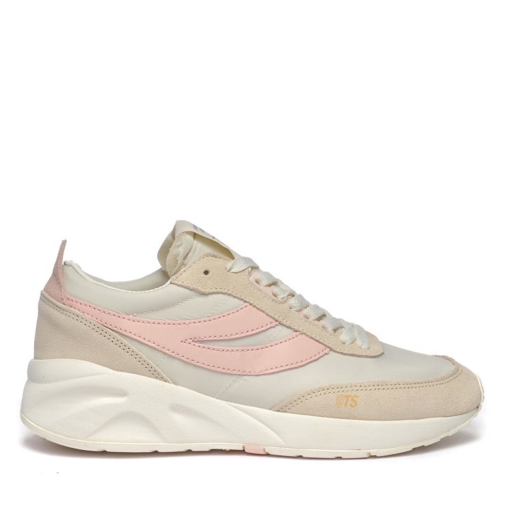 Superga 4089 Training 9ts Slim Weiß Avroio-pink Asch-beige Lt