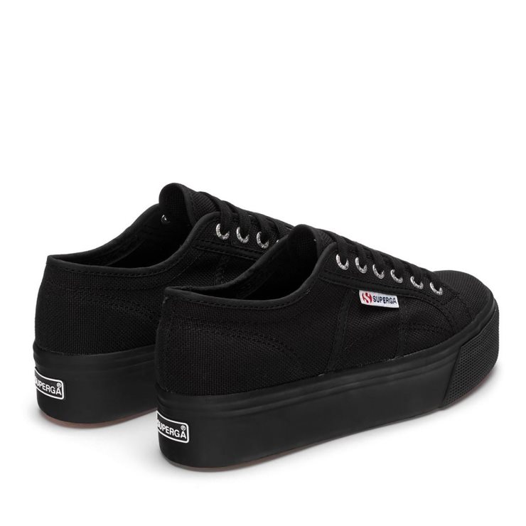 Superga 2790 Linea Rauf Runter Voll Schwarz
