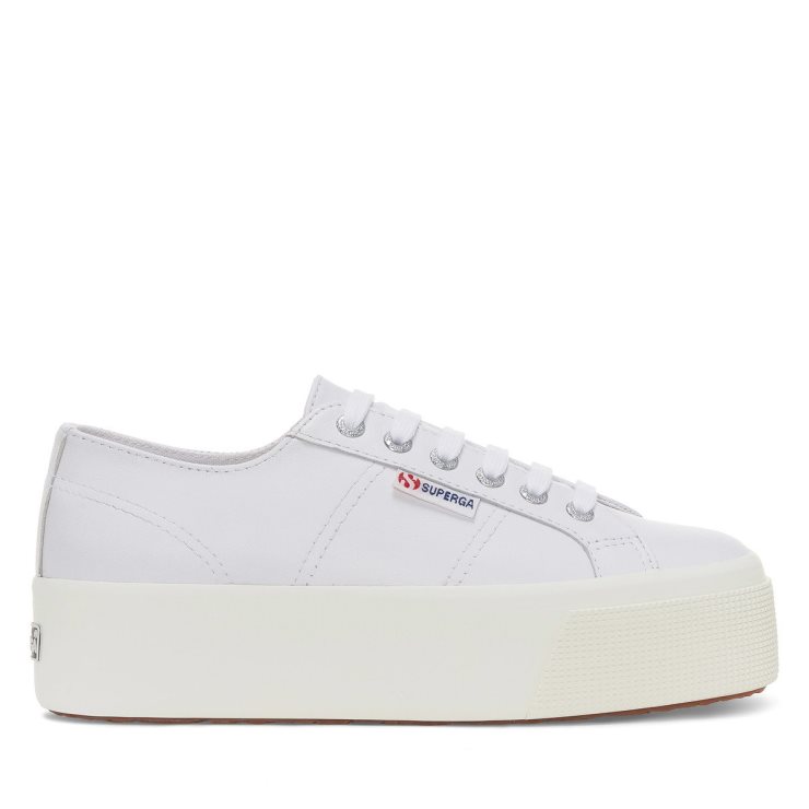 Superga 2790 Nappa Optisch Weiß-silber-f Avorio