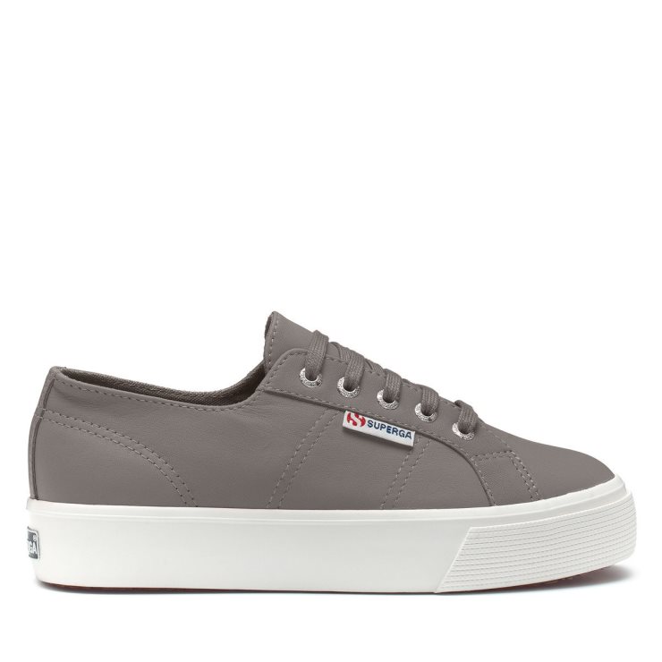 Superga 2730 Nappa Grau Bläulich-f Avorio
