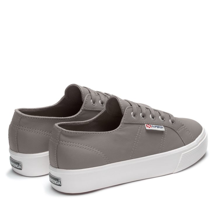 Superga 2730 Nappa Grau Bläulich-f Avorio