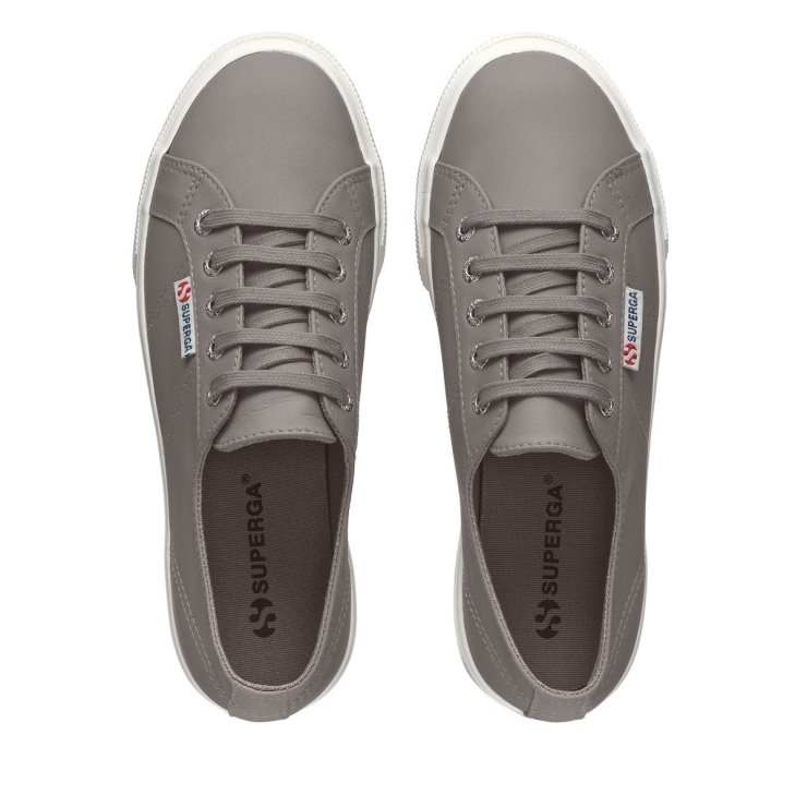 Superga 2730 Nappa Grau Bläulich-f Avorio