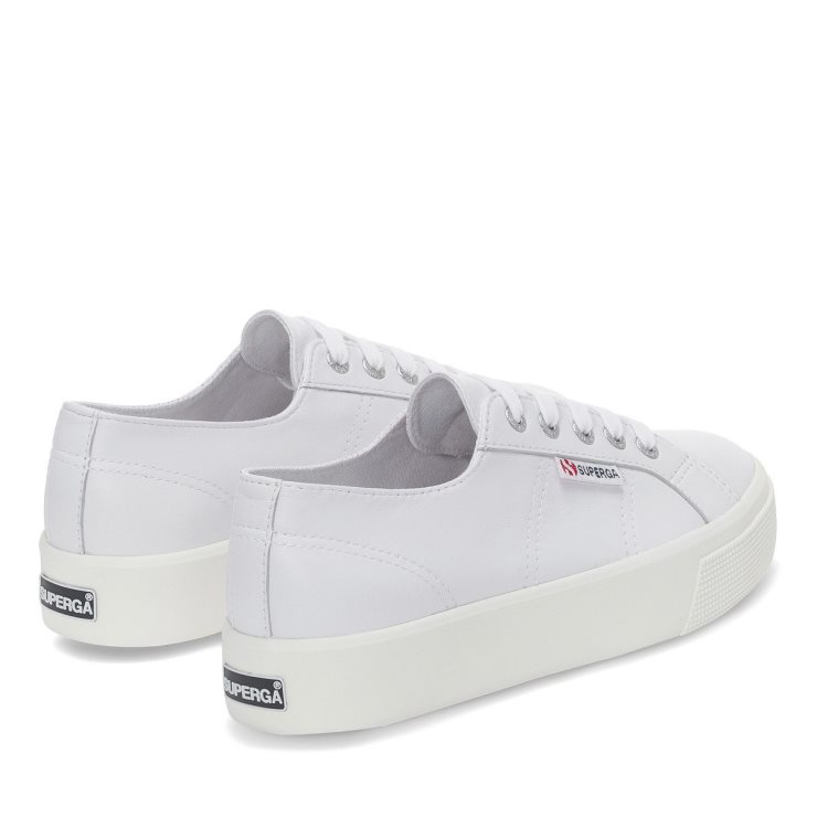 Superga 2730 Nappa Optisch Weiß-silber-f Avorio