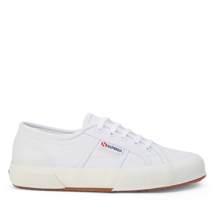 Superga 2750 Veganes Leder Optisch Weiß - F Avorio