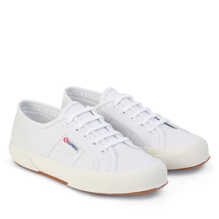Superga 2750 Veganes Leder Optisch Weiß - F Avorio
