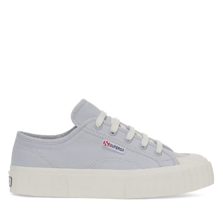 Superga 2630 Cotu Grau Lilla - F Avorio