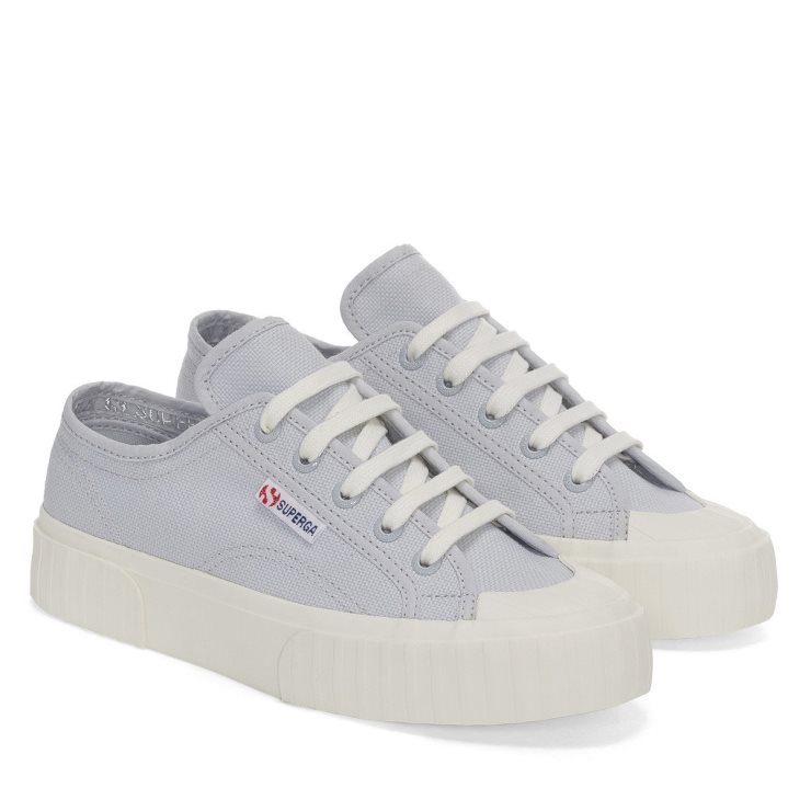 Superga 2630 Cotu Grau Lilla - F Avorio