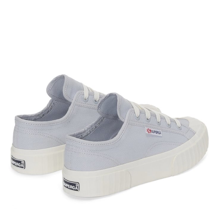Superga 2630 Cotu Grau Lilla - F Avorio