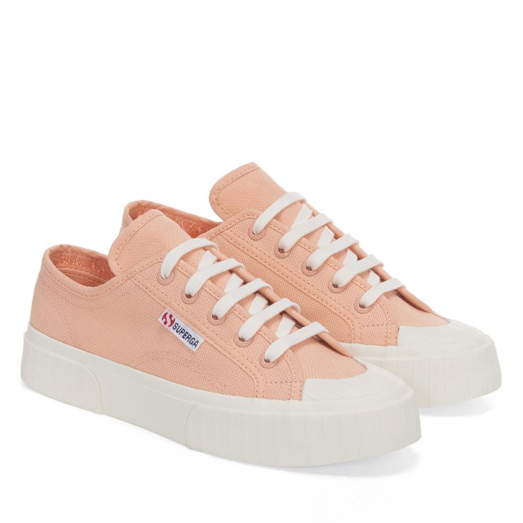 Superga 2630 Cotu Pink Pfirsich-f Avorio