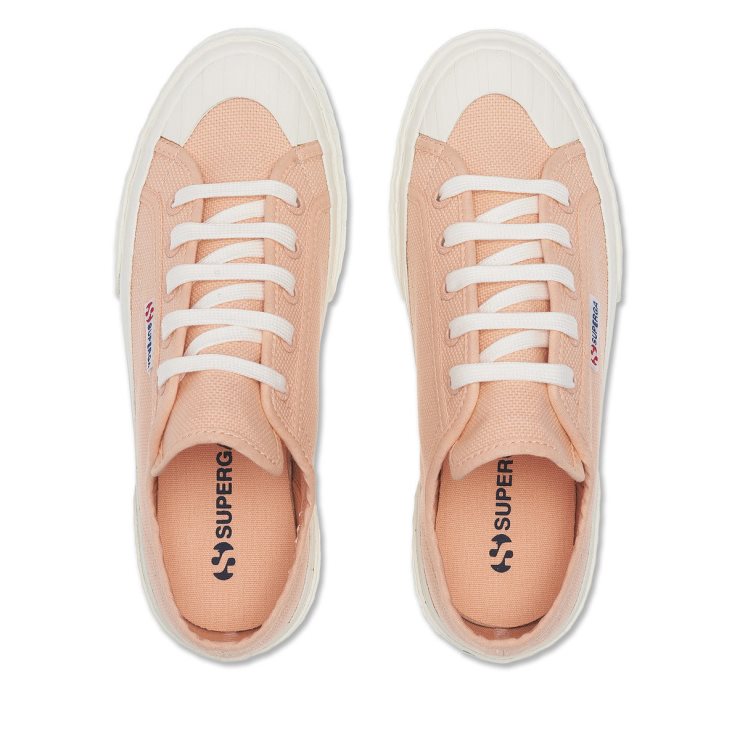 Superga 2630 Cotu Pink Pfirsich-f Avorio