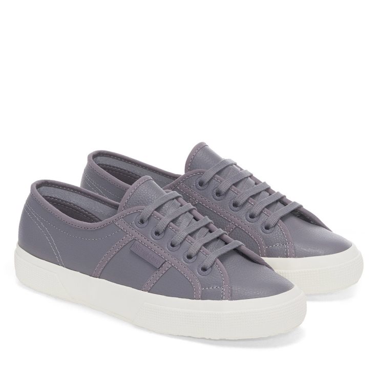 Superga 2750 Efglu Grau Bläulich - F Avorio