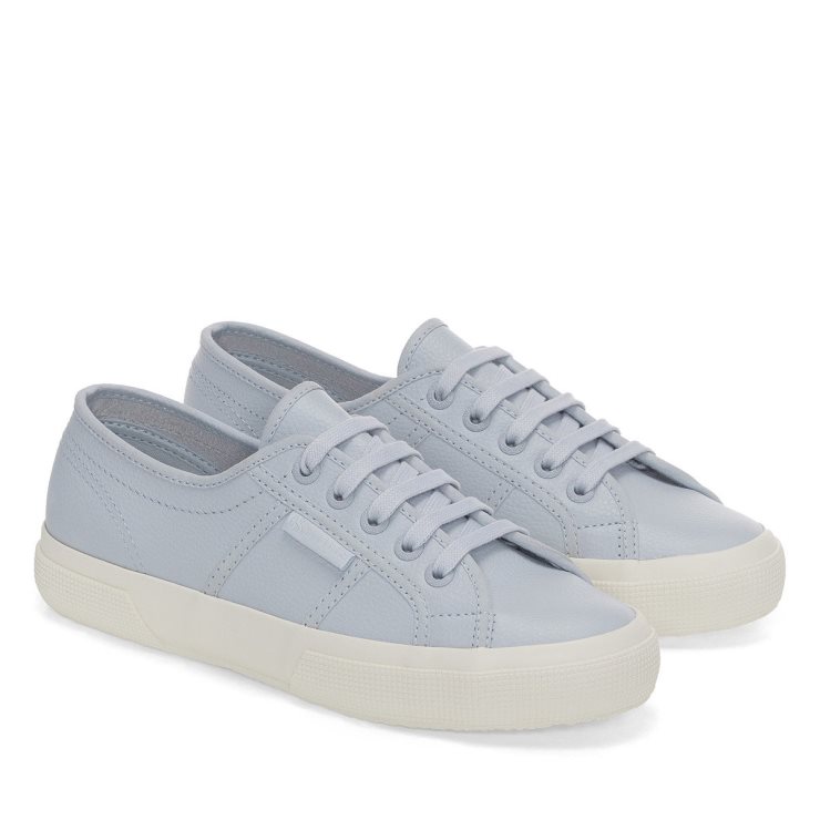 Superga 2750 Efglu Grau Lilla - F Avorio