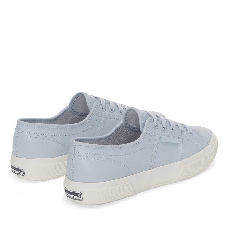 Superga 2750 Efglu Grau Lilla - F Avorio
